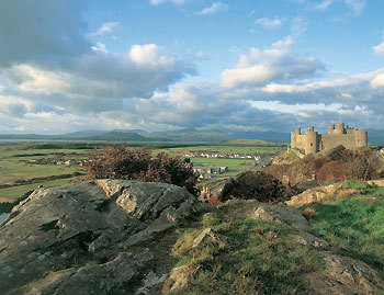 Harlech castle from the rocks.jpg